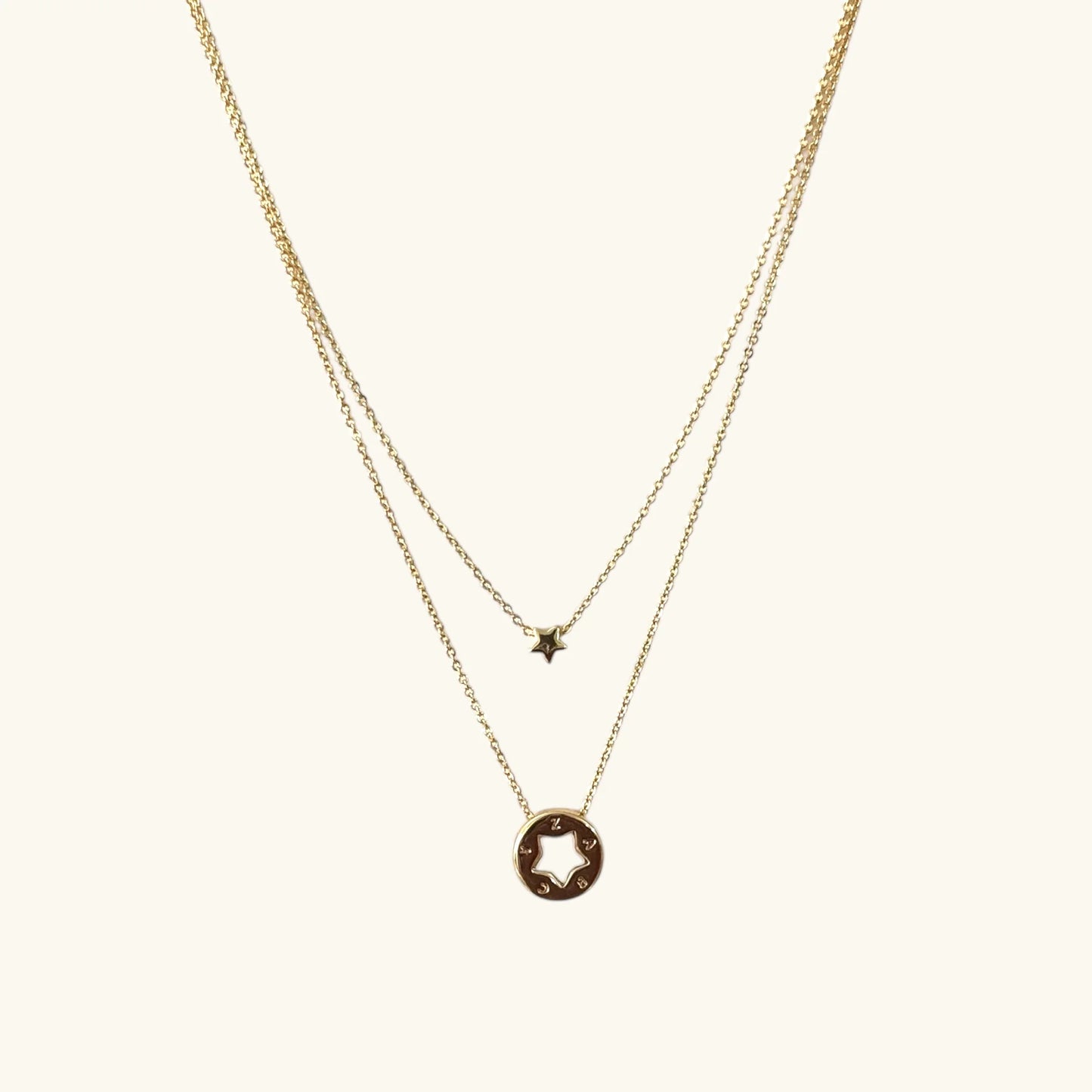 Gold Star Pendant Necklace – Elegant Charm Necklace