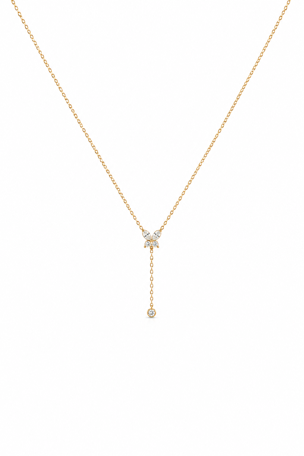 Butterfly Drop Necklace for Women - Minimalist Necklace for Women