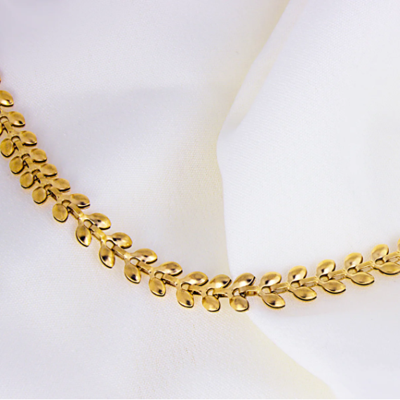 Elegant Gold-Plated Stainless Steel Anklet for Women