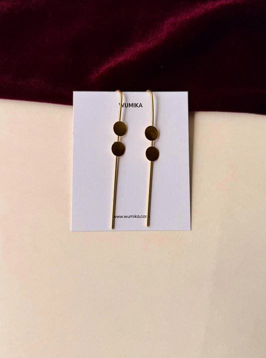 Handmade Brass Cuff Earrings – Minimalist Modern Ear Climber