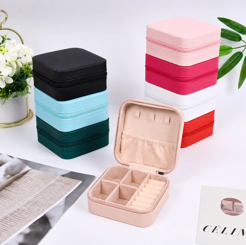Compact Jewellery Box for Women | Portable Travel Jewellery Organizer